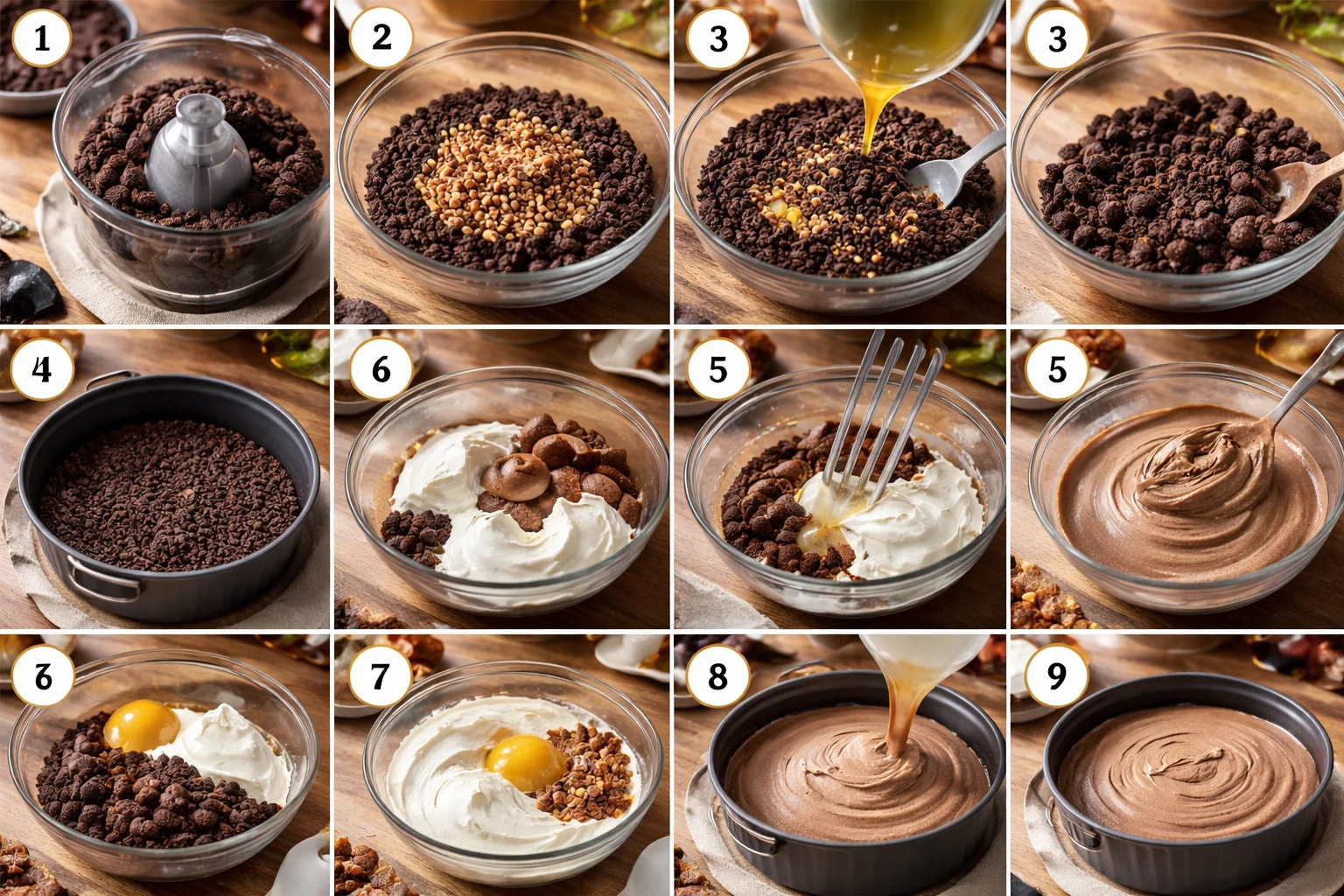 chocolate hazelnut cheesecake