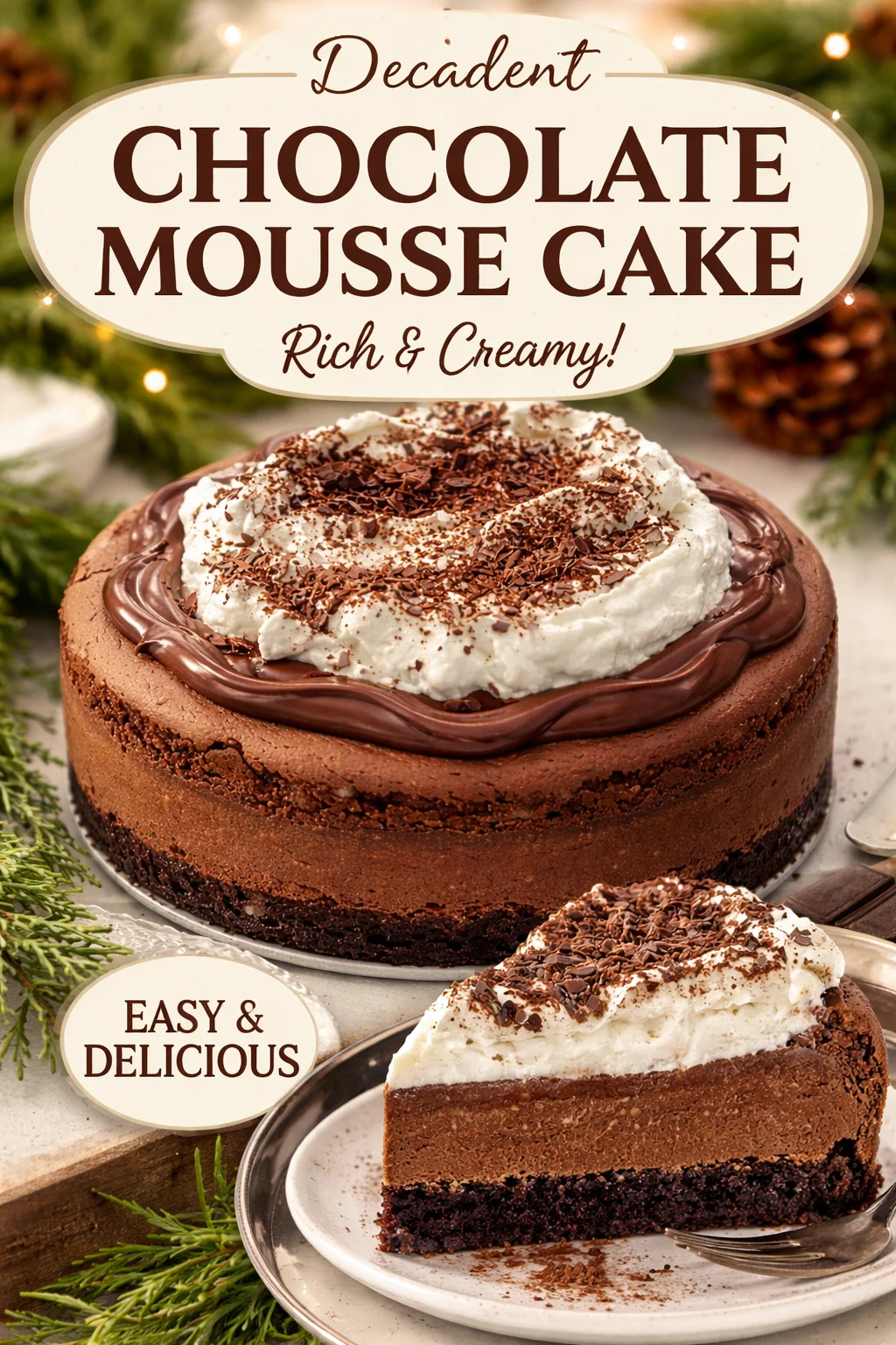 chocolate hazelnut cheesecake