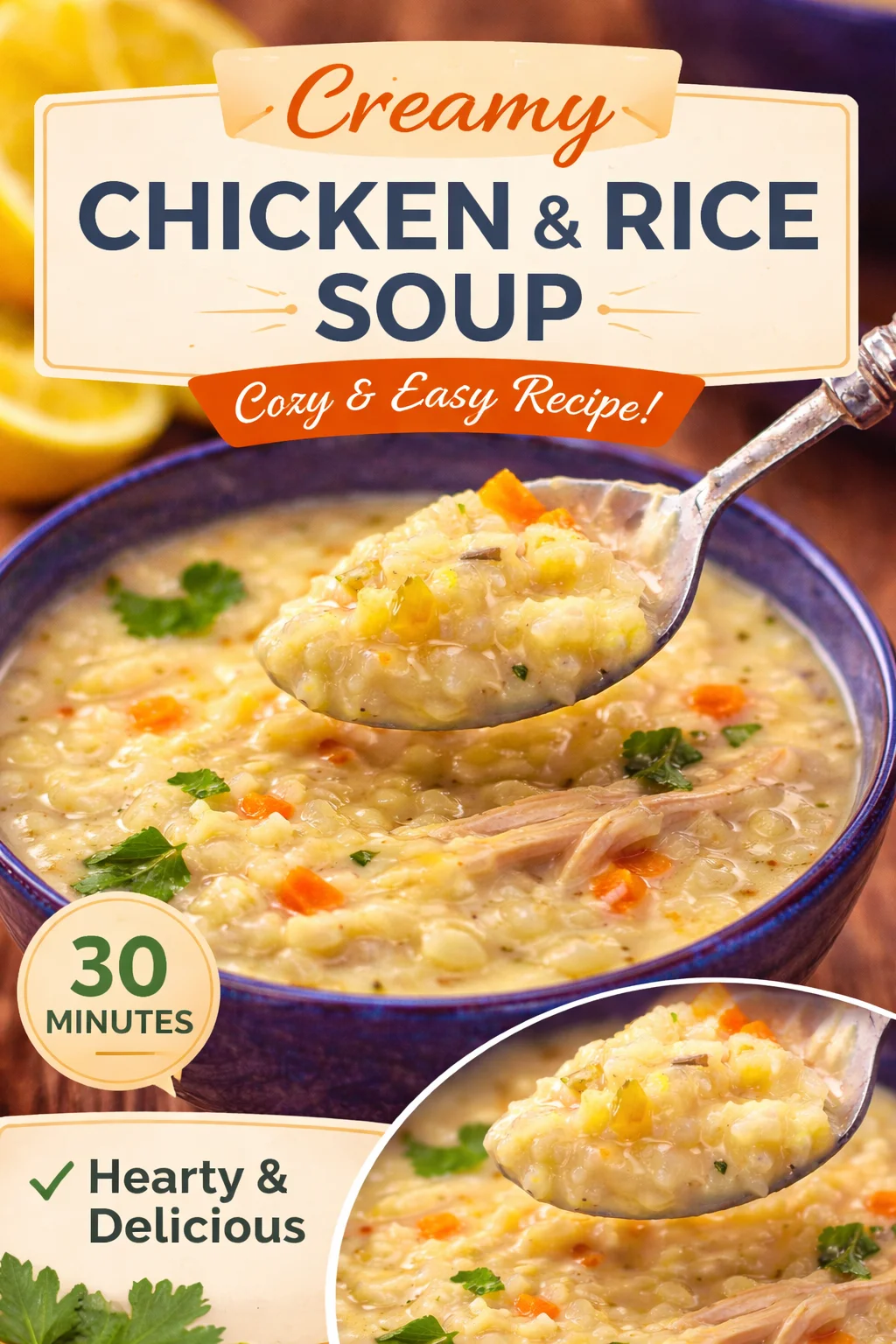Simple and Delicious Greek Avgolemono Chicken Rice Soup Recipe