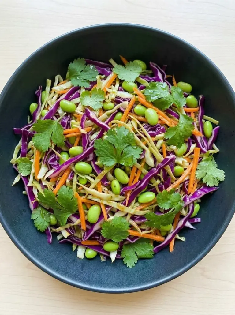 Colorful Asian cabbage stir fry with vegetables in a pan