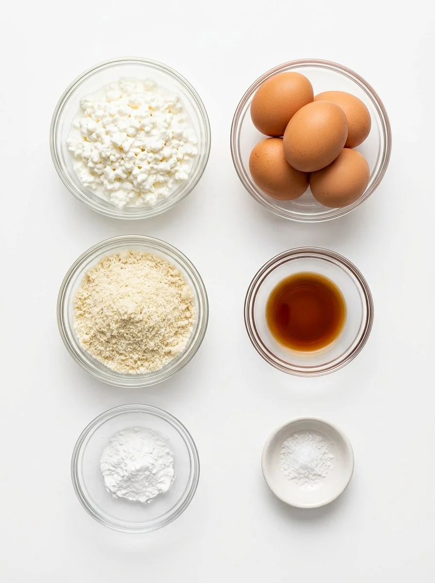 Flourless Cottage Cheese Pancakes