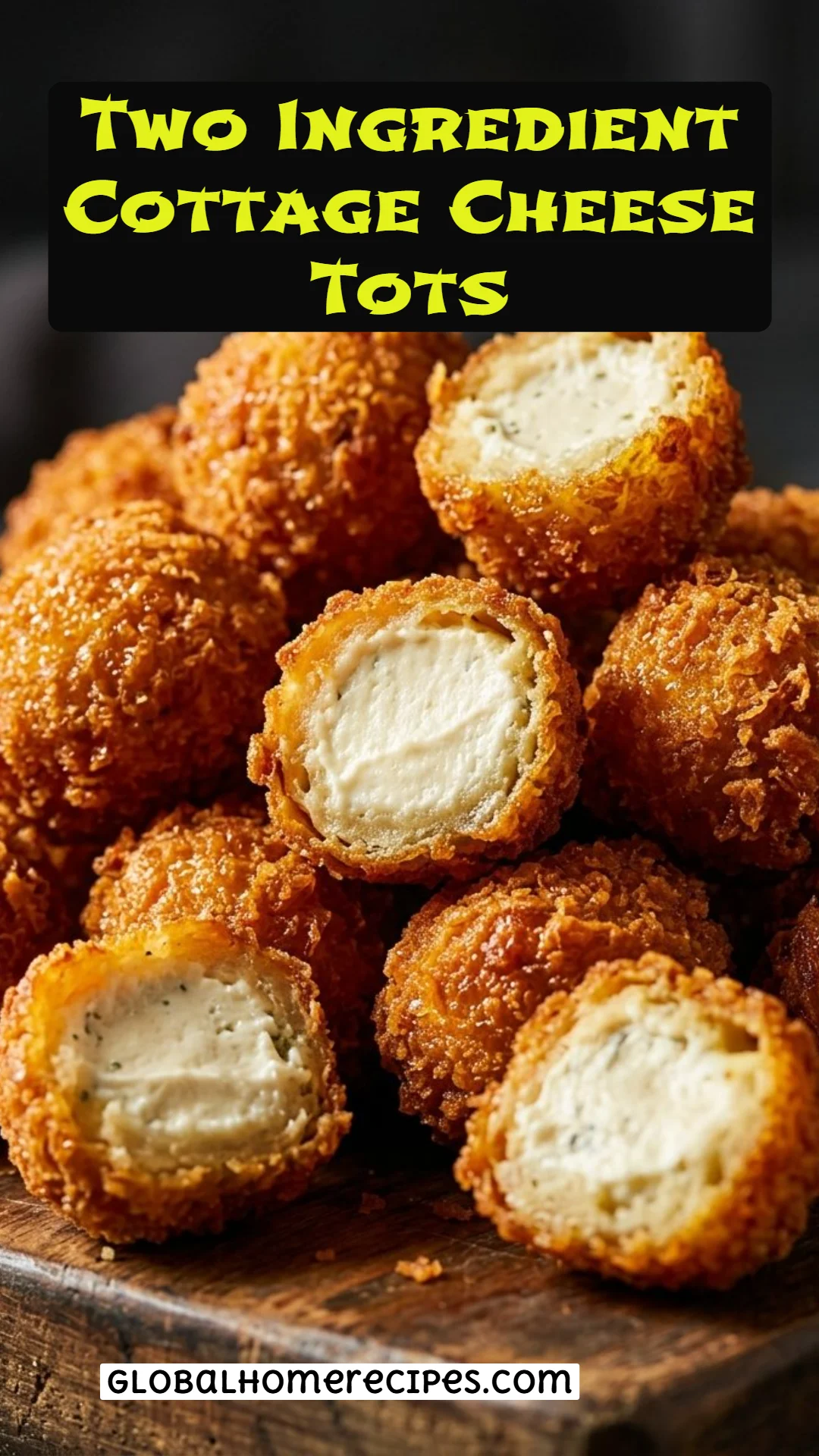 Two Ingredient Cottage Cheese Tots