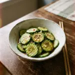 Delicious Asian cucumber salad with vibrant colors and flavors