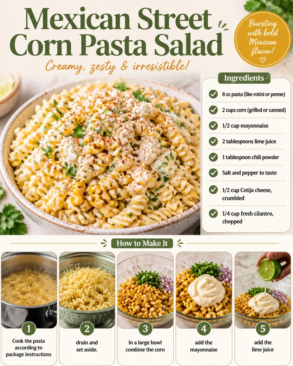 Mexican Street Corn Pasta Salad